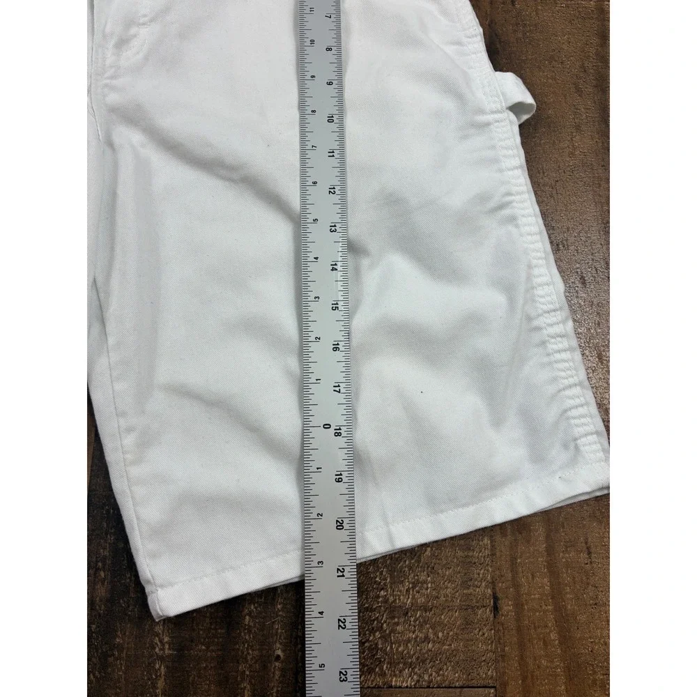 Dickies Mens White Painter Carpenter Shorts Relaxed Fit Utility Size 32‎